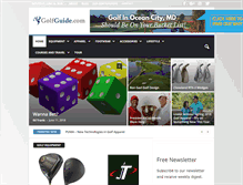 Tablet Screenshot of golfguide.com