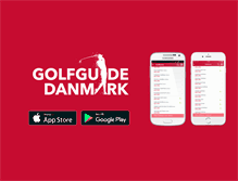 Tablet Screenshot of golfguide.dk